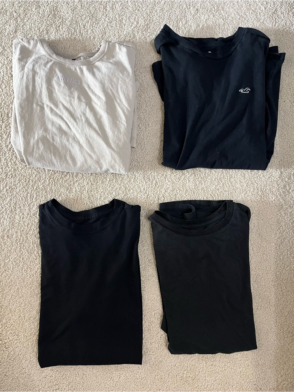 Mixed Black & Tan Crewneck Tee Bundle
